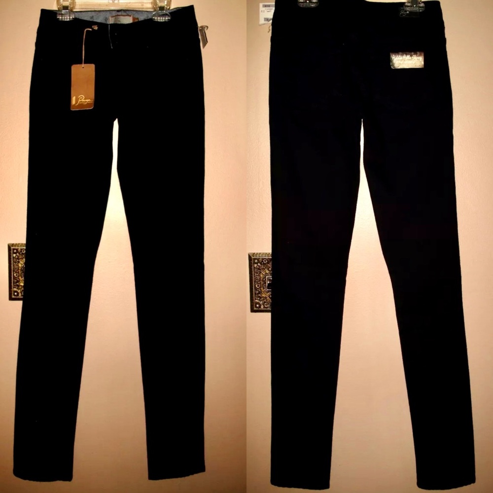 🆕 Paige Hidden Hills High Rise Skinny Black Jeans Size 24 NWT